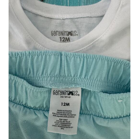 Garanimals Tshirt & Short Set Size 12 Months - Picture 3 of 3